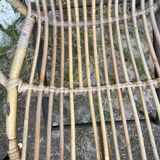 Paire de fauteuils rotin