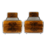 Lits en acier tubulaire Bauhaus, années 1940, lot de 2