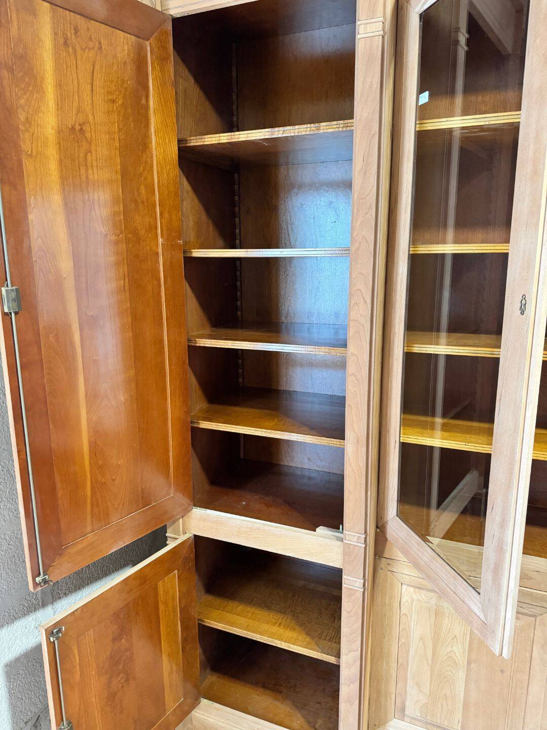 Cherry wood bookshelf – 1970s/80s