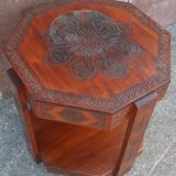 Coffee table (tea table) and stools x 4, 1960s.