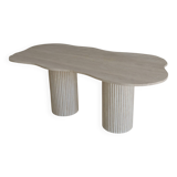 Venus Irregular Dining Table - Natural Travertine