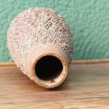 Brutalist terracotta vase