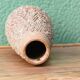 Brutalist terracotta vase