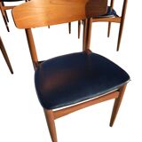 Set of 6 skai teak chairs Samcom B Johannes Andersen