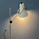 Small vintage white flexible floor lamp