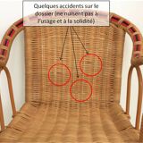 Children's garden chair in rattan