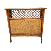 Vintage bamboo and rotin bar