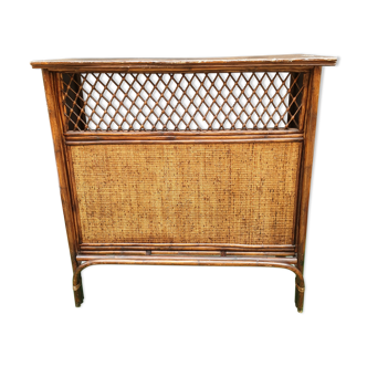 Vintage bamboo and rotin bar