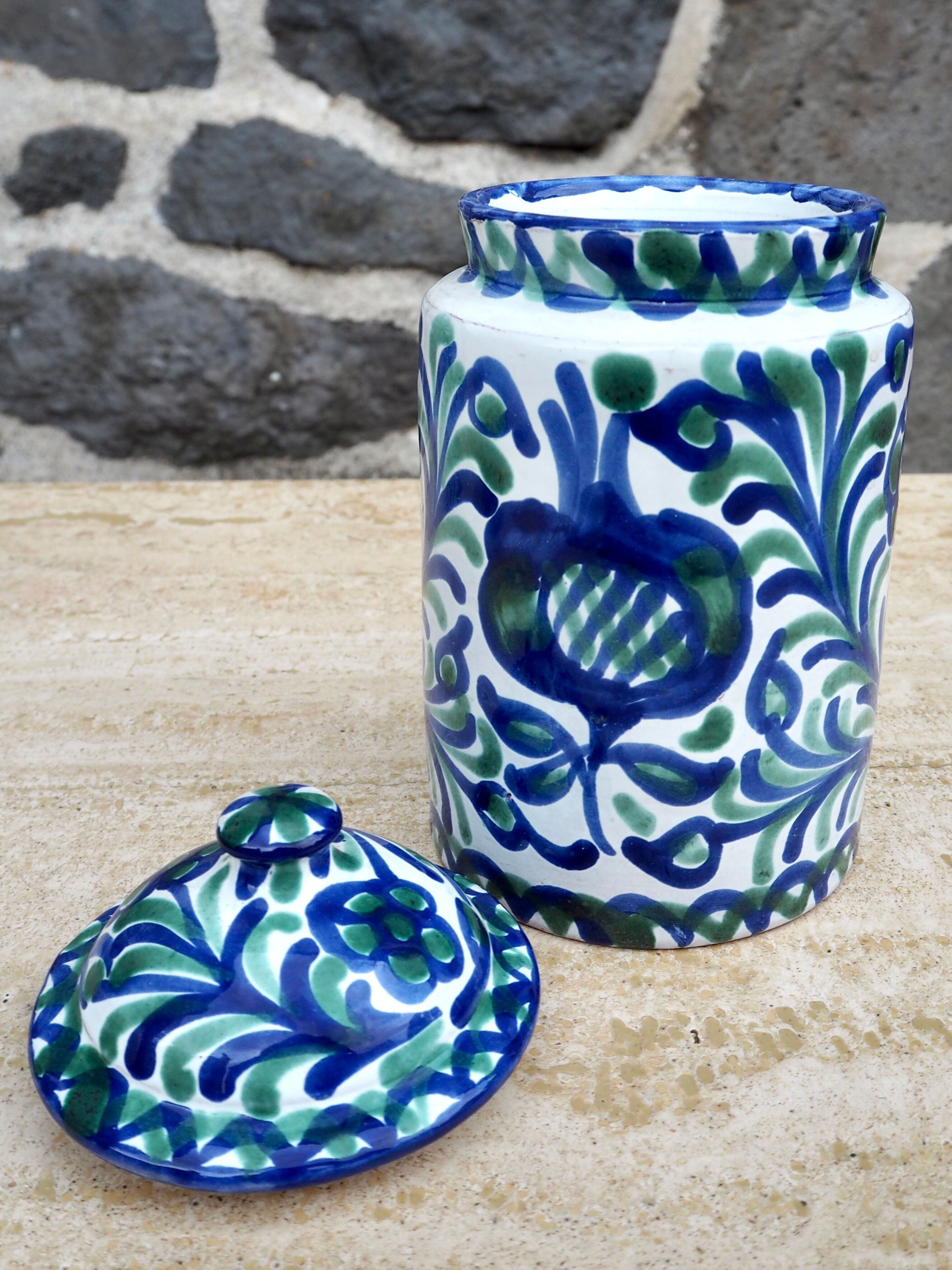 Spanish ceramic pot, 70s