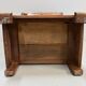 Bedside table in solid walnut with Marble Ste Anne, 1900