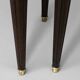 Pair of Mahogany Nightstands with White Carrara Marble in Louis XVI Style