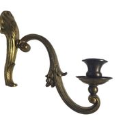Classicist bronze wall lamp, Poland, 1900s