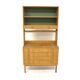 Scandinavian oak library, Bertil Fridhagen, Bodafors, Sweden, 1960