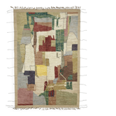 Tapis turc unique fait main en laine multicolore, 203 cm x 310 cm