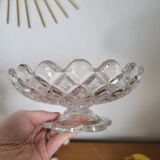 Baccarat Fruit Bowl Compotier In Molded Crystal