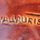 Vintage enamelled ceramic plate Vallauris