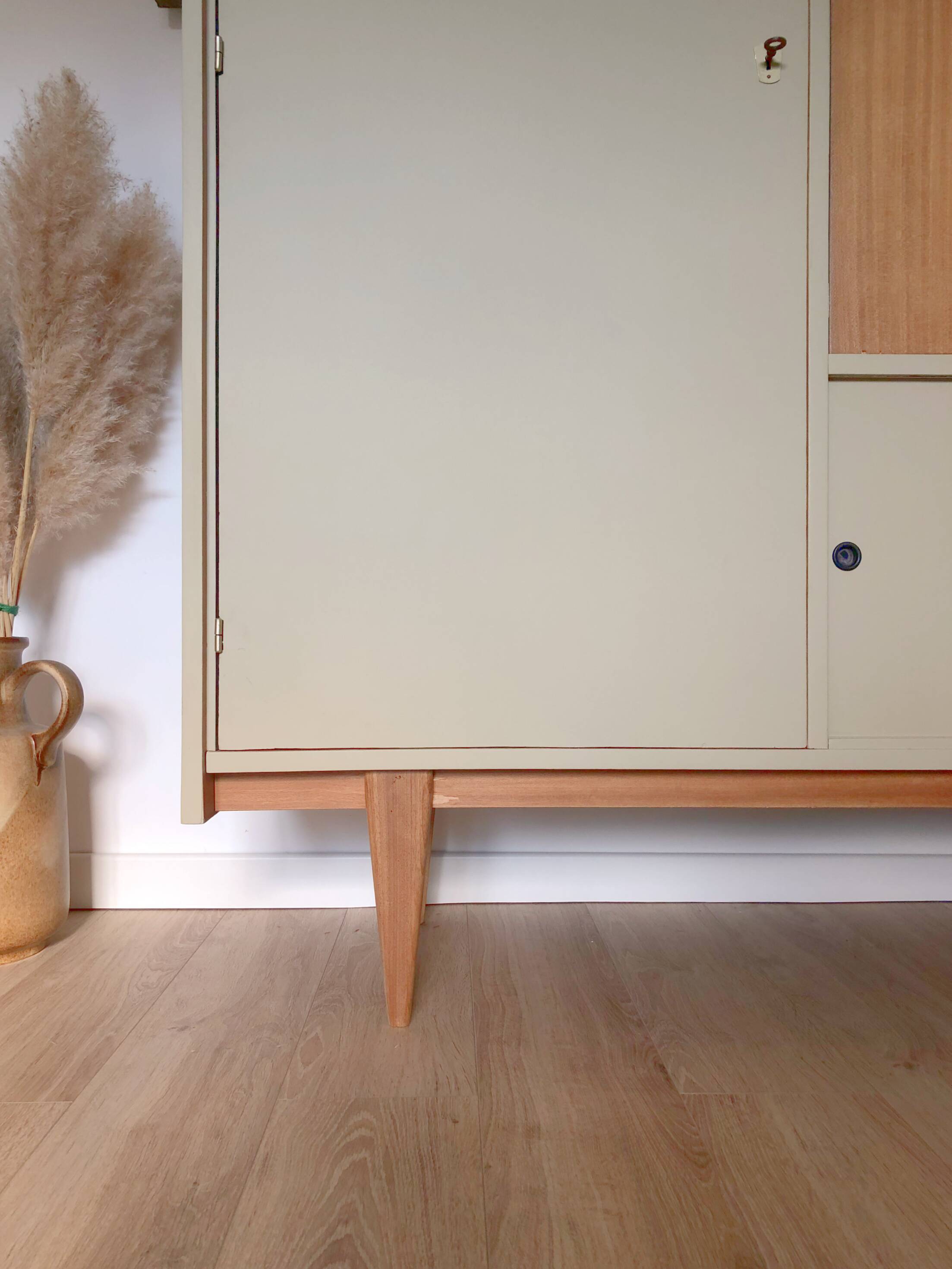 Wardrobe / secretary 50s restyled