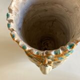 Vase céramique italienne Caltagirone Sicile 1960