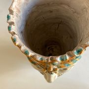 Vase céramique italienne Caltagirone Sicile 1960