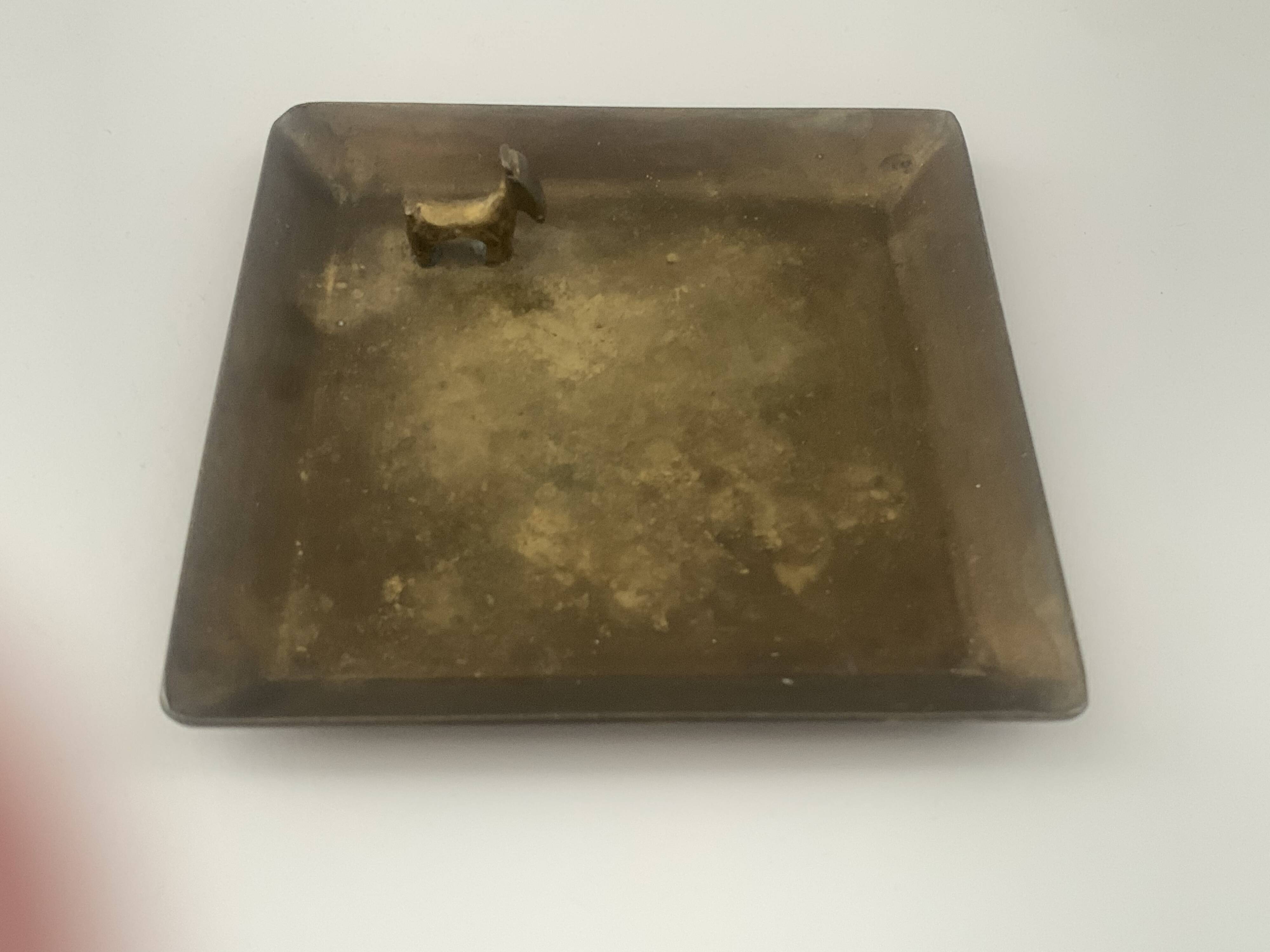 Schale Dish Tray Mod. 498 Georg von Mendelssohn Dresden Hellerau Bauhaus