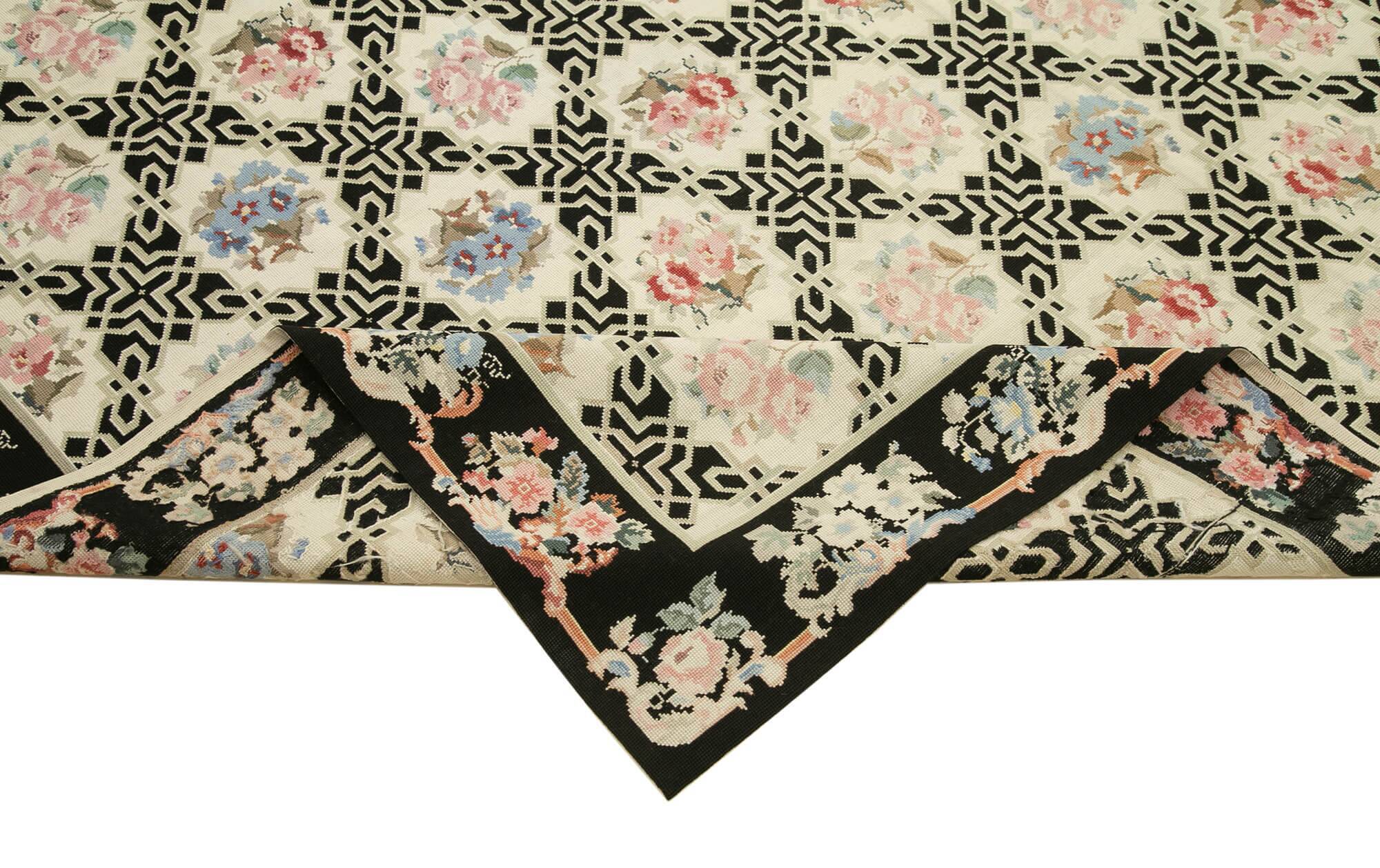 Handmade Vintage Flatweave Needlepoint Kilim 232 cm x 290 cm