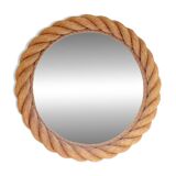 Vintage round rope mirror