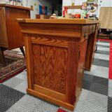 Old vintage school desk from the 50s