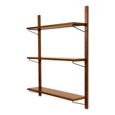 Danish Mid Century Teak Shelving System | Set of 3 Wall Shelves | Scandinav