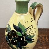 Pichet Poterie Grain De Sel - Poterie de Provence France - Décor Olive