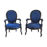 Paire de fauteuils Napoleon III
