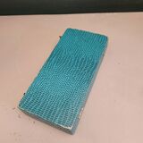 Pair of crystal salt cellars with spoons