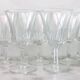 Set 11 vintage wine glasses