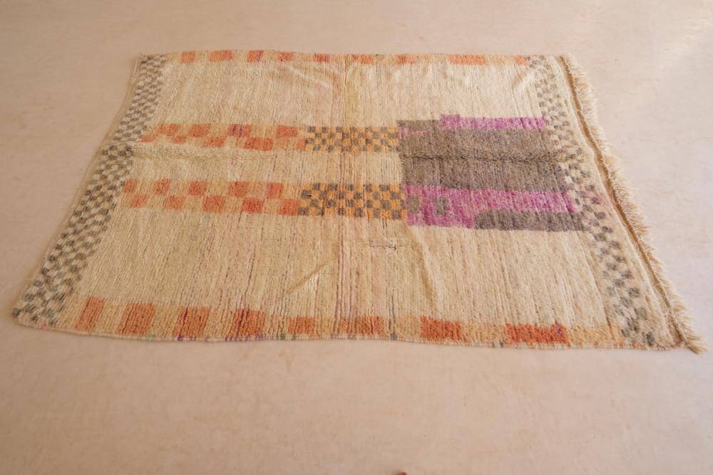 Berber sheep wool rug - 223 x 147 cm