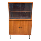Chest of drawers buffet 2 bodies Scandinavian wooden display cabinet with 2 doors