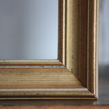 Moulded gilded wood frame