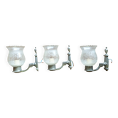 Lot de 3 appliques murales