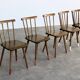 ensemble de 12 chaises de salle à manger en chêne