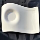 Coffee cup with its sub-cup in wave villeroy and boch new wave