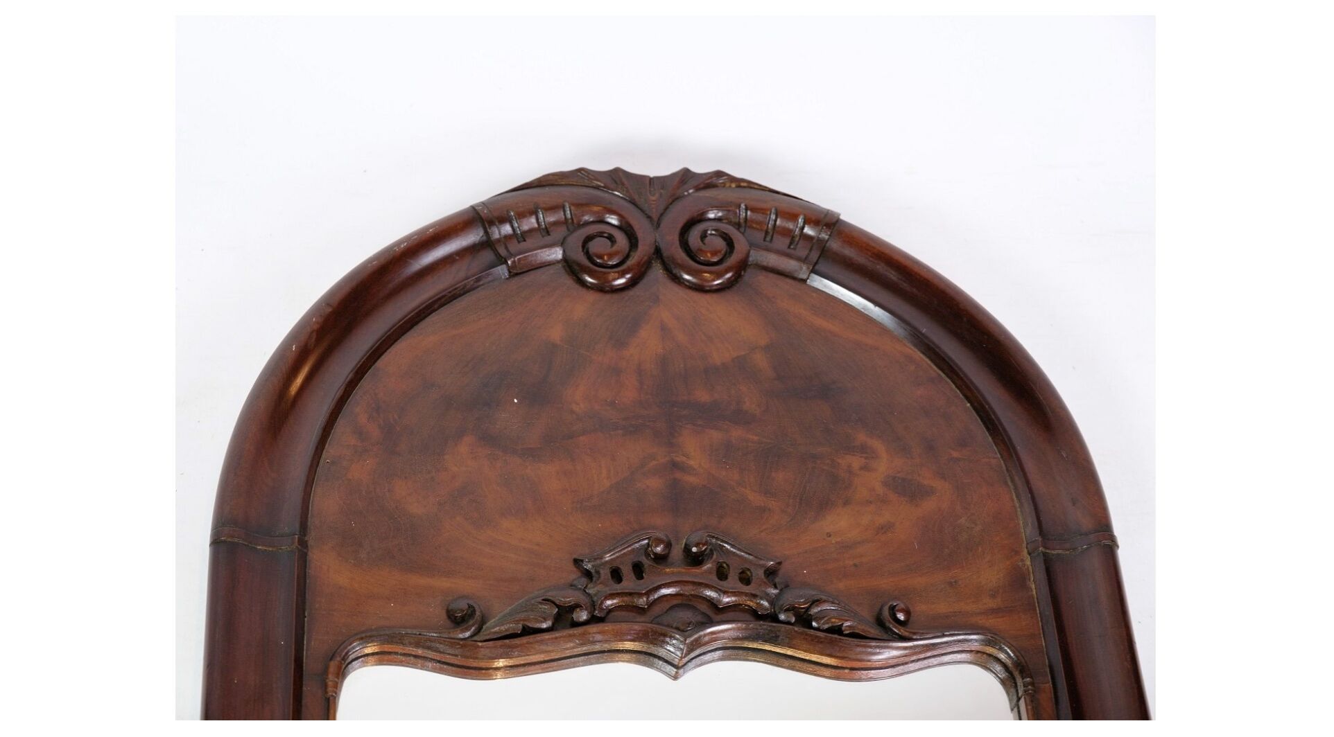 Antique Christian VIII Mirror in Mahogany from around the Year 1860s
