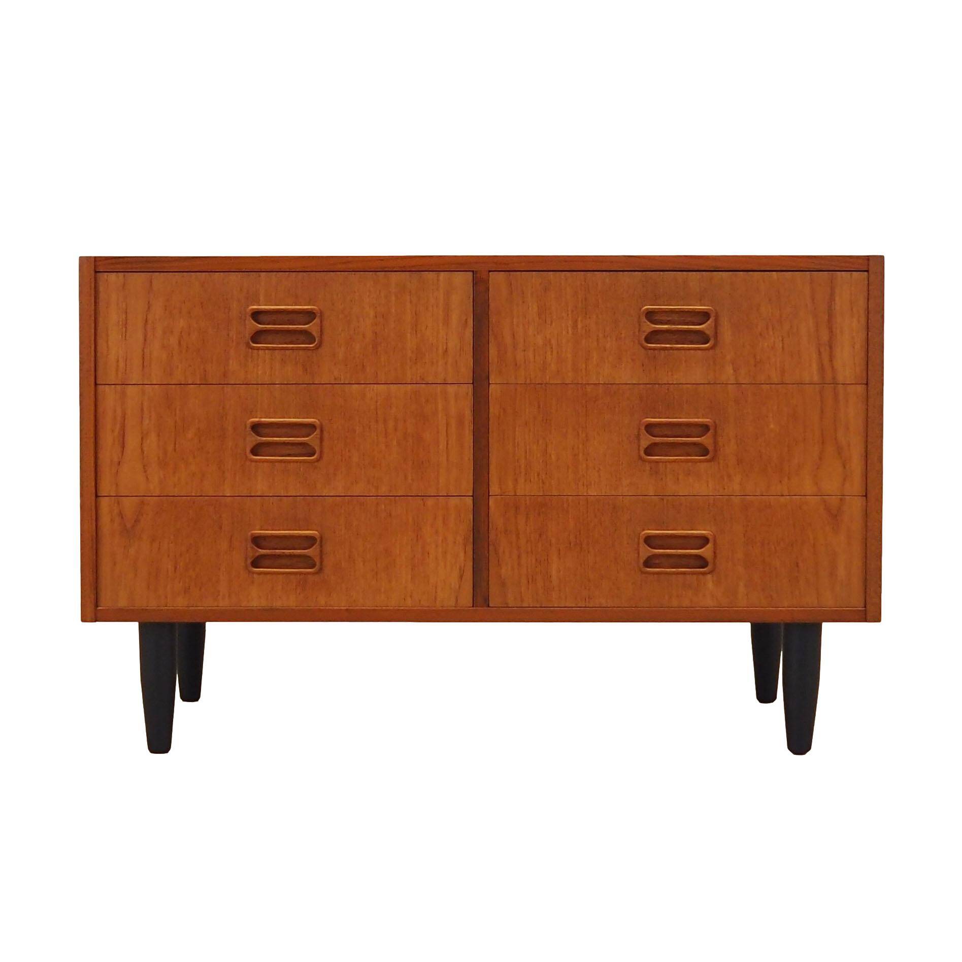 Commode en teck, design danois, années 1960, fabrication : Danemark