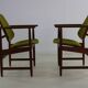 Two Danish design lounge arm chairs by Arne Hovmand Olsen