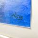 Huile sur toile Nymphéas par H. Hess, années 1980