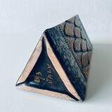 Triangular Italian design vase