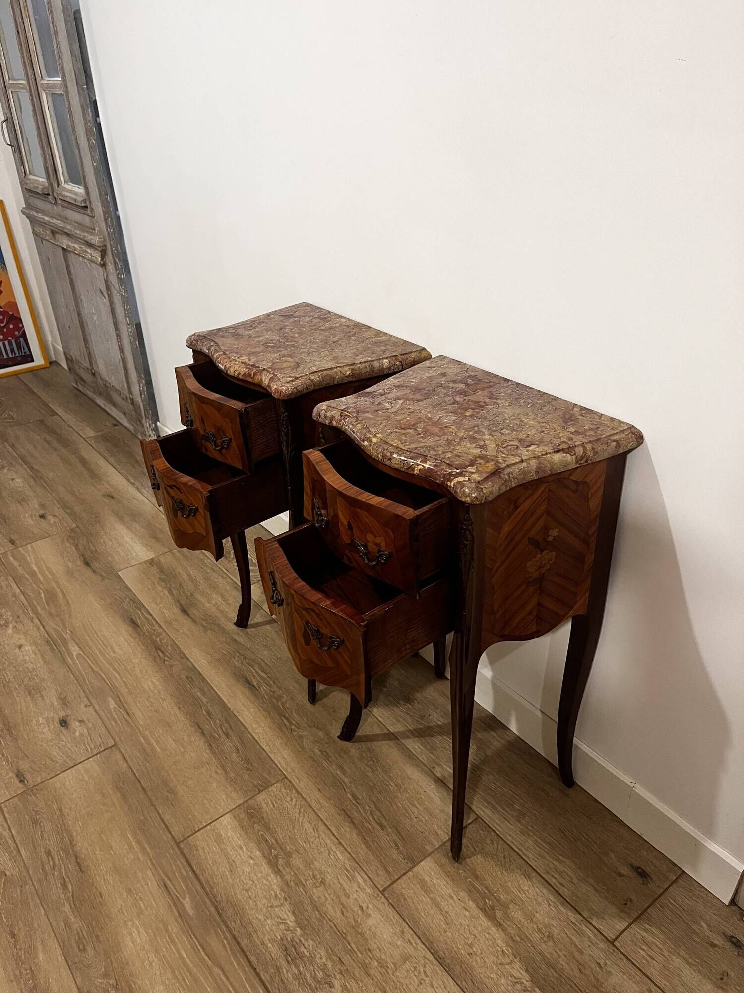 Pair of Louis XV bedside tables
