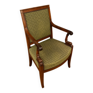 Fauteuil empire aux dauphins