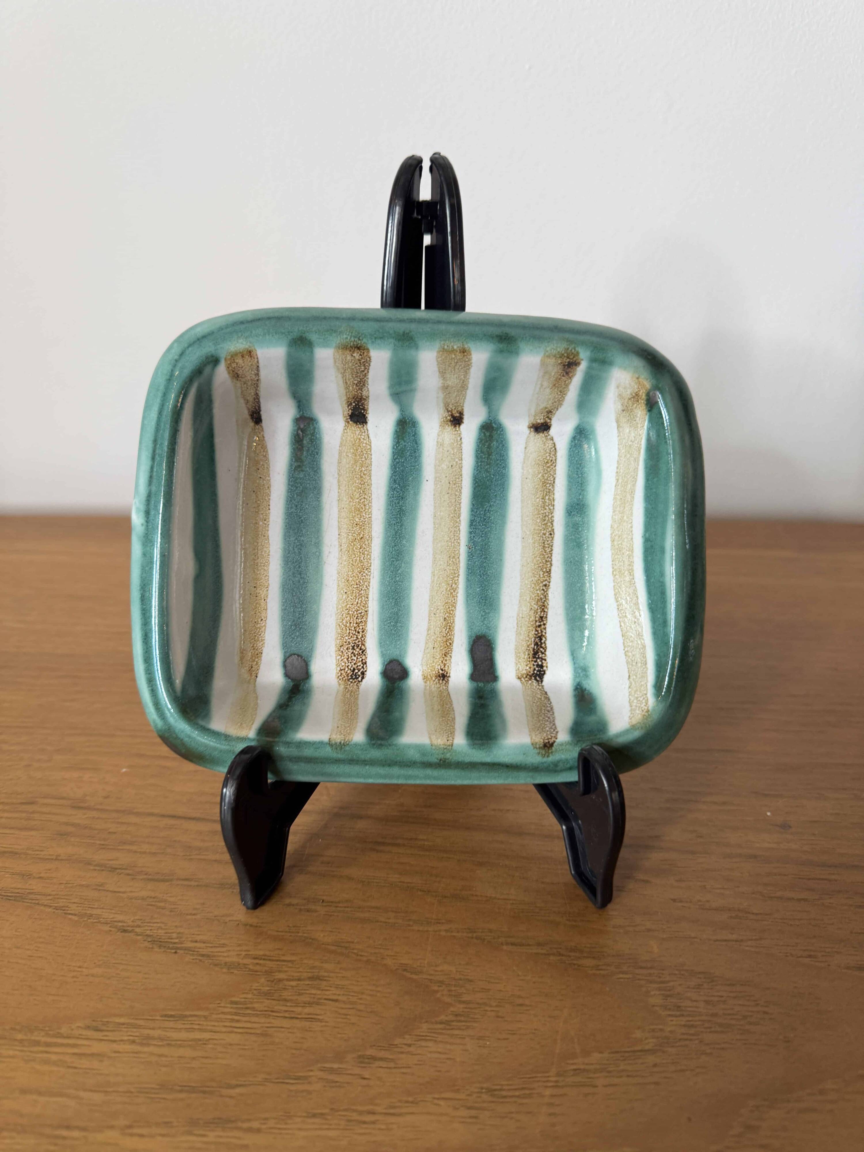 Ceramic pocket emptier by Robert Picault – Stripes pattern