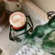 Antique glass bottles