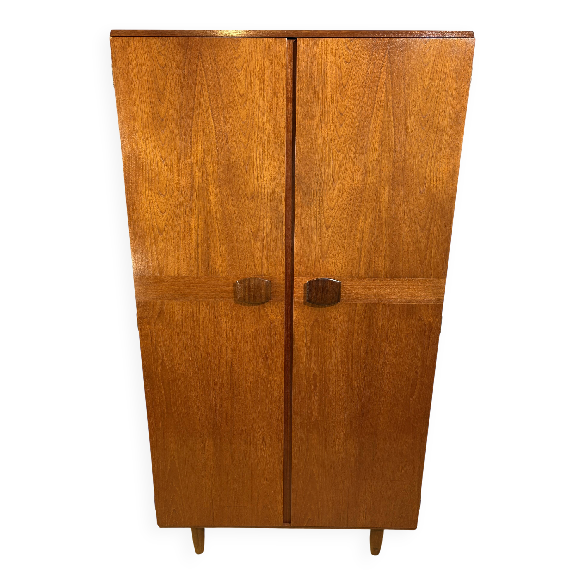 Vintage Stonehill Teak Double Wardrobe | 1960s | Mid-Century British Design