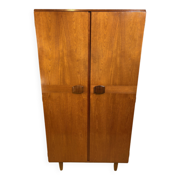 Armoire double en teck Stonehill vintage   Années 1960   Design britannique du milieu du siècle