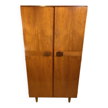 Vintage Stonehill Teak Double Wardrobe | 1960s | Mid-Century British Design